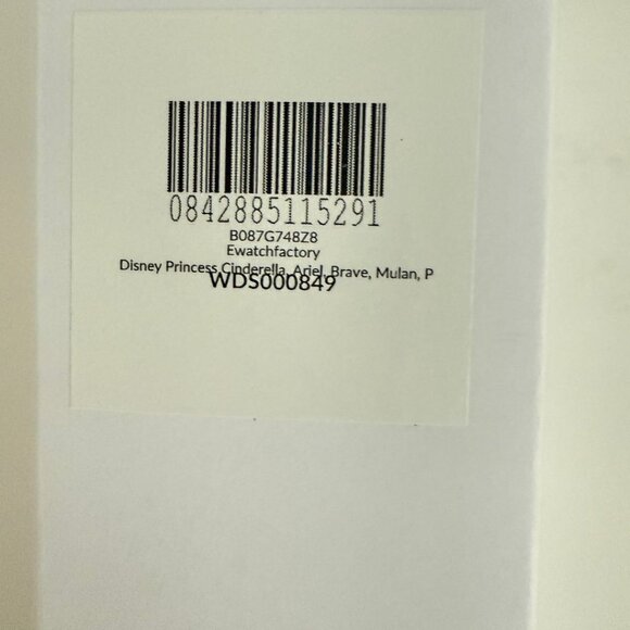 NWT - Disney Princess Kids' Plastic Time Teacher Analog Quartz Nylon Strap Watch - Picture 4 of 14